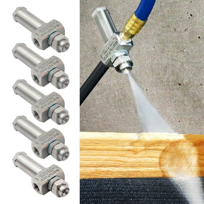 Stainless Steel External Mix Flat Fan Atomizing Spray Nozzle - 1/4 NPT - Image 8