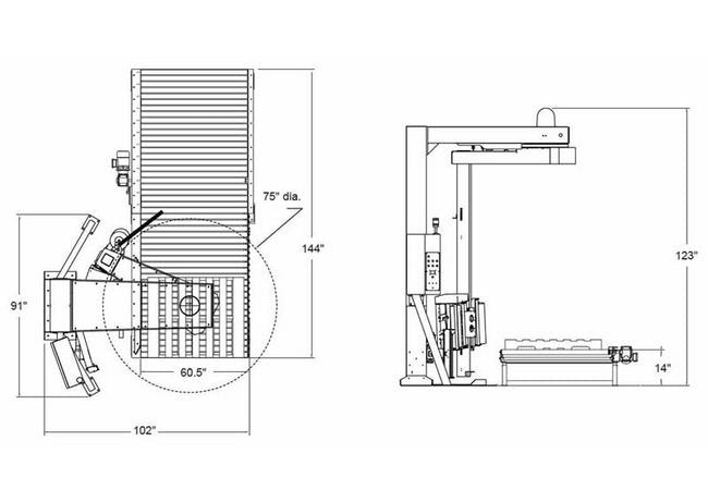 Automated Rotary Tower Stretch Wrapping Machine - Image 2