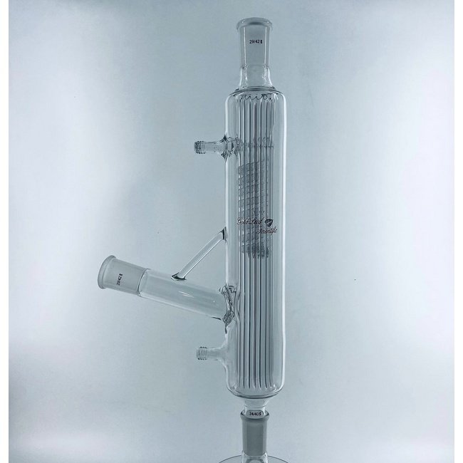 Gemstone Series 29/42 Millimeter (mm) In/Out Joint Size Auxiliary Condenser - Image 1