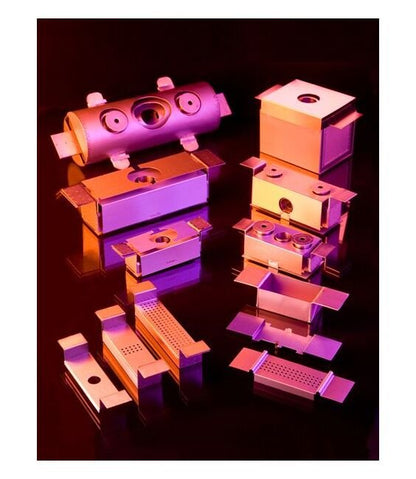 Tantalum Baffled Box Source - Welded Corner Design - Image 1