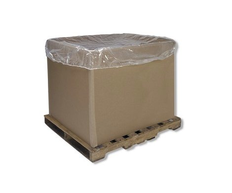 Clear Square Bulk Bin Elastic Dust Cover - 64in - Image 1