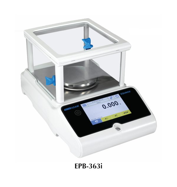 Adam Equinox Precision Balance - Internal Calibration, 360g Capacity - Image 1