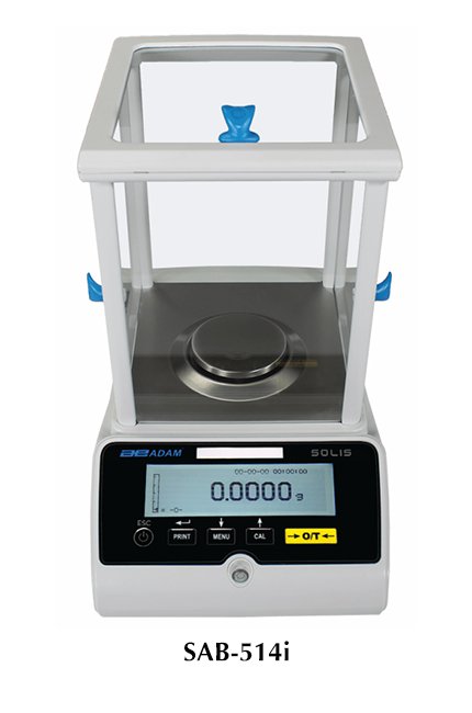 Adam Solis 510g Internal Auto Cal Analytical & Semi-Micro Balance - Image 1