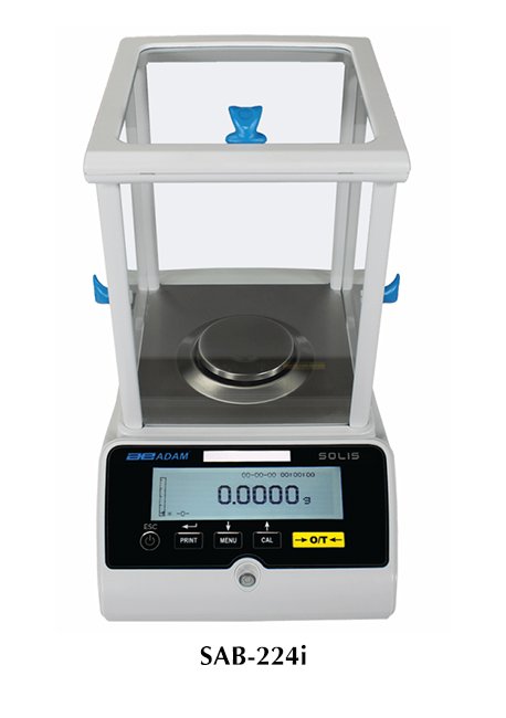 Adam Solis Analytical Balance 220g Internal Calibration - Image 1
