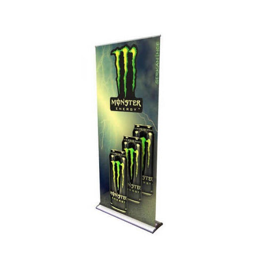36in HD Retractable Banner Stand with Vinyl Print - Image 1