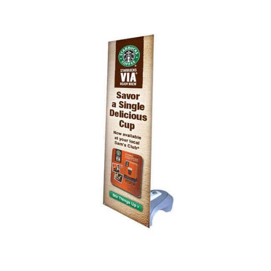 Outdoor Water Base X Banner Stand - 24x69 Inches with Vinyl Print - Image 1