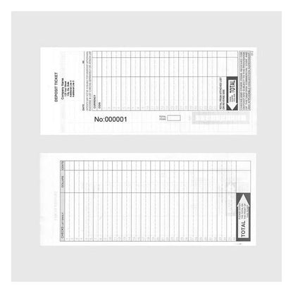 Megastore 1-Part Deposit Ticket Book - Image 2