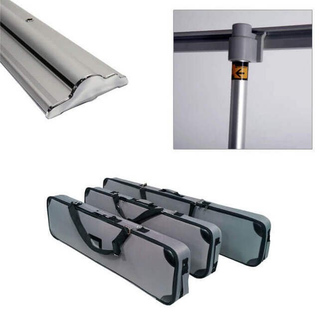 18 Inch Heavy Duty Retractable Banner Stand - Image 3