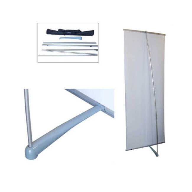 Megastore 33x86 L-Banner Stand with Vinyl Print - Image 3