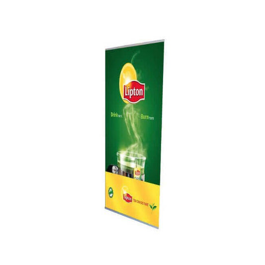 Megastore 33x86 L-Banner Stand with Vinyl Print - Image 1