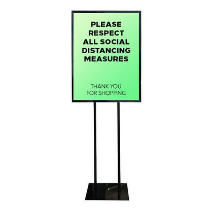 Megastore 22x28 Banner Poster Sign Holder Floor Stand - Image 1