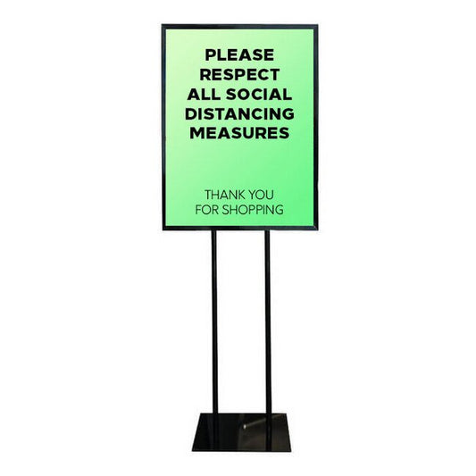 Megastore 22x28 Banner Poster Sign Holder Floor Stand - Image 1