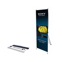 Megastore 24x63 X Banner Stand with Vinyl Print