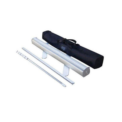 Megastore 47in Table Top Retractable Banner Stand with Smooth Blockout Vinyl Print - Image 2