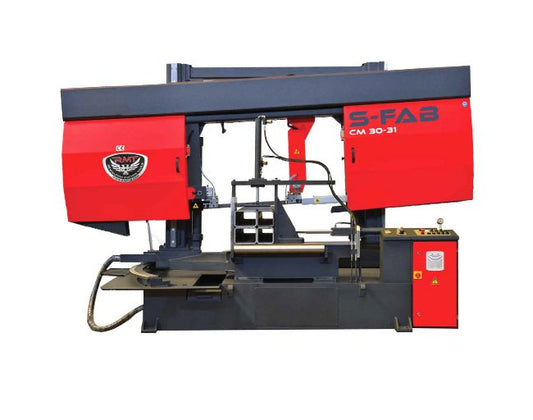 S-FAB CM 30-31 Band Saw, 7.5 kW Main Motor, Semi-Automatic Column Type - Image 1