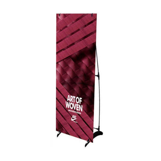 24x63 H-Banner Stand with Vinyl Print Kit - Image 1