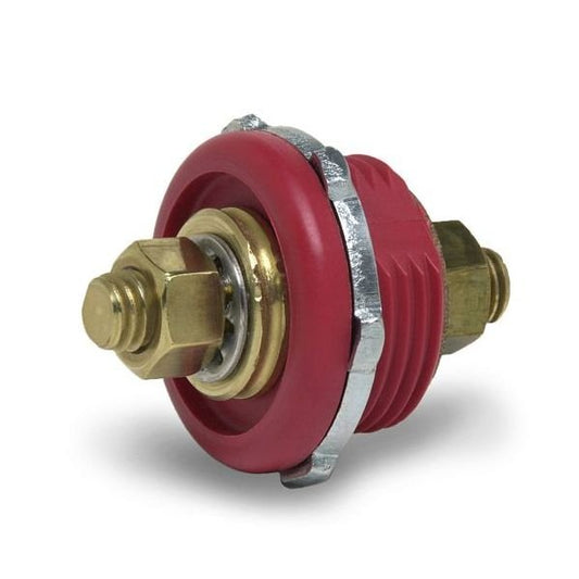 Red Battery Feeder Stud Terminal: 3/8-16 in, 285A Capacity - Image 1
