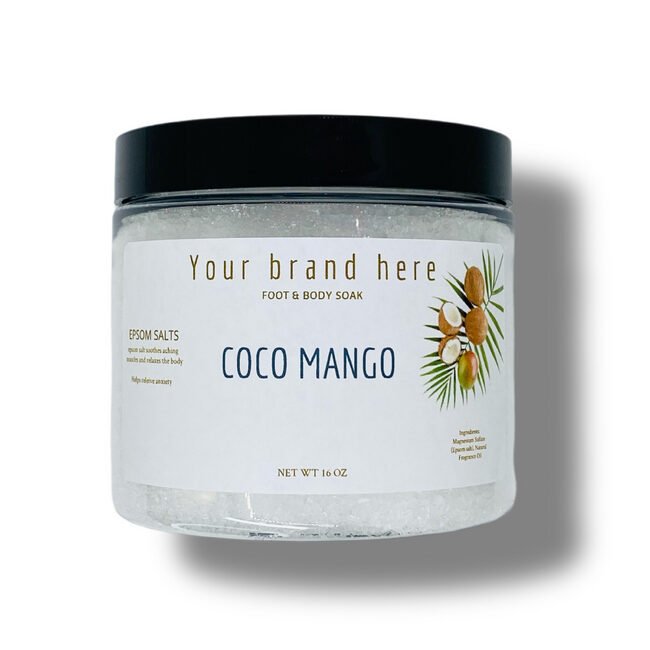 Coconut Mango Aromatherapy Bath Salt - Image 1