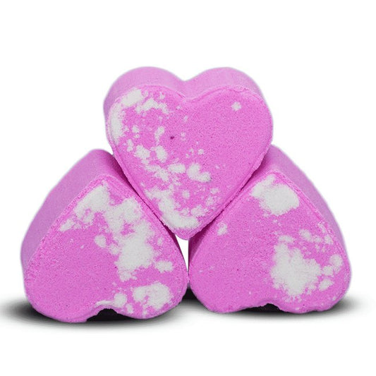 Strawberry Milkshake Heart Bath Bomb - Image 1
