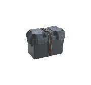 Polypropylene Battery Hold Down Box with Vented Design - Image 1