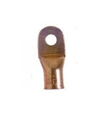 Heavy Duty Copper Battery Cable Lugs - 4 Gauge, 3/8 Inch Stud, Pack of 50