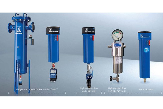 Beko Clearpoint Compressed Air Filter - 125 scfm Flow Rate, Threaded, Standard - Image 3