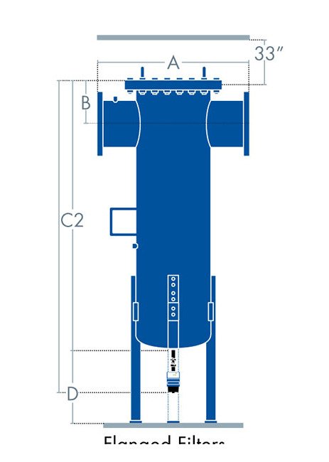 Beko Clearpoint 9300 scfm Flange Compressed Air Filter - Image 2