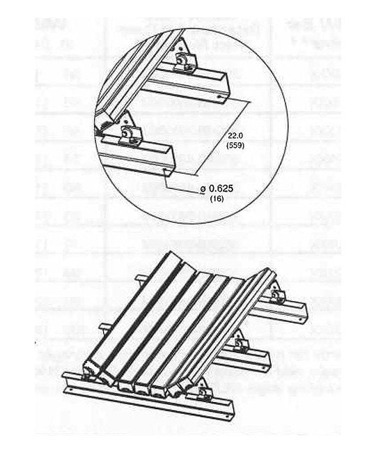 MARTIN® GUARDABELT™ Impact Cradle - Light-Duty 4ft w/ Steel Reinforcement - Image 2