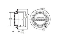 Martin Inspection Door - Urethane Material, 10'' Diameter
