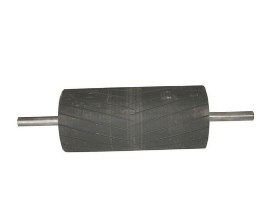 Heavy-Duty 12 x 32 Head Pulley with 3/8 HBG Lagging - Image 1