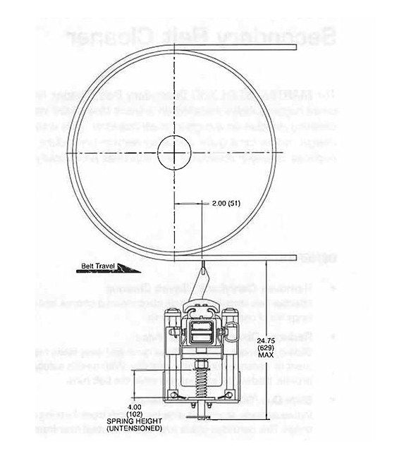 MARTIN® DT2 Heavy Duty Secondary Cleaners - Image 1