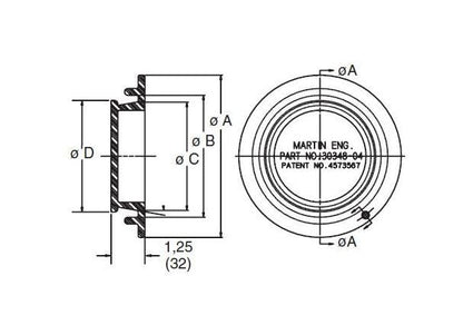 Martin Inspection Door with Flush Mount Pipe - Image 1