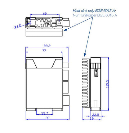 Dunkermotoren BGE Series 50A Peak Output DC Motor Controller - Image 2