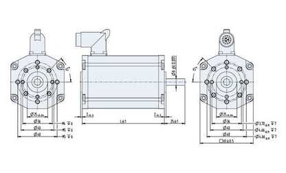 Dunkermotoren BG Series Brushless DC Motor - 5.03A, 90W - Image 2