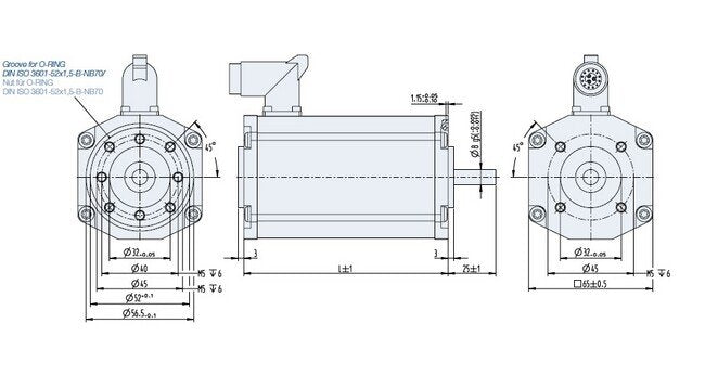 Dunkermotoren BG Series 8.5A 353W Brushless DC Motor - Image 2