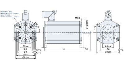 Dunkermotoren BG Series 8.5A 353W Brushless DC Motor - Image 2