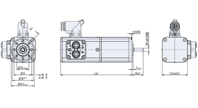 Dunkermotoren BG Series Brushless DC Motor with Integrated Control Electronics - Image 2