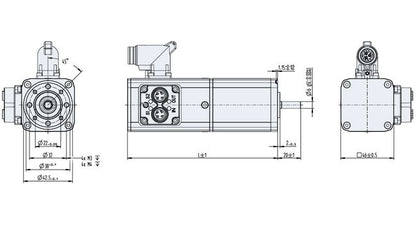 Dunkermotoren BG Series Brushless DC Motor with Integrated Control Electronics - Image 2