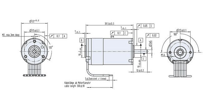 Dunkermotoren BG Series Brushless DC Motor with Hall Sensors - Image 2