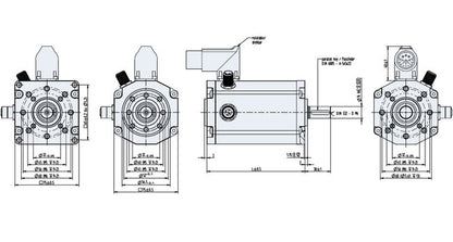 Dunkermotoren BG Series 25.12A Brushless DC Motor with Integrated Control Electronics - Image 2
