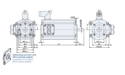 Dunkermotoren BG Series Brushless DC Motor with Integrated Control Electronics - Image 2
