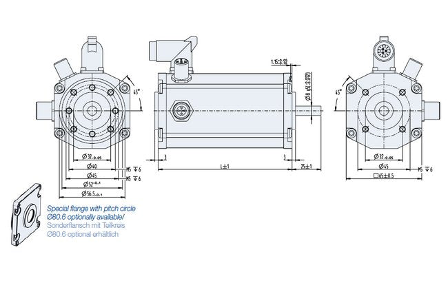 Dunkermotoren BG Series Brushless DC Motor with Integrated Control Electronics - Image 2