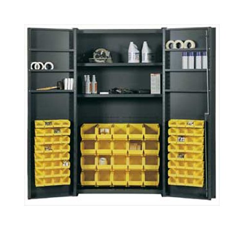 VF87971A9, 437 Pound (lb) Weight Bin and Shelf Storage Cabinet - Image 1