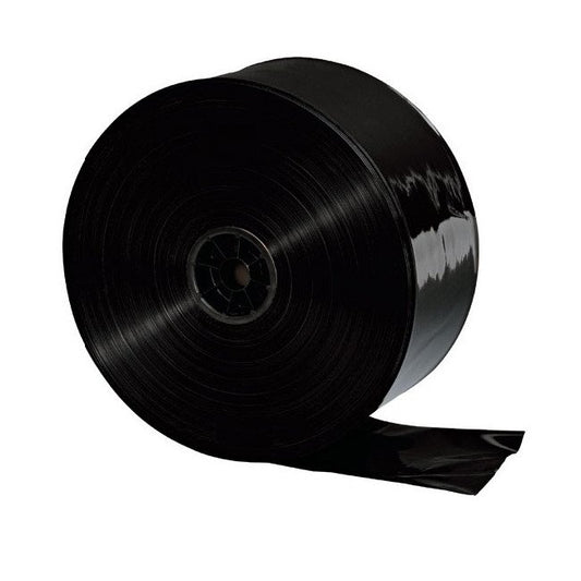 10" x 6 Mil Black Layflat Polyethylene Tubing - Image 1