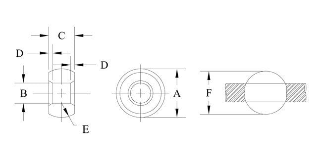 Stainless Steel Plain Crimp Balls for Wire Rope - NAS494 Specification - Image 2