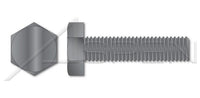 A307 Steel Plain Full Thread Hex Head Machine Bolt