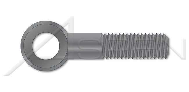 Steel Plain Class 4.6 DIN 444 Type B Metric Precision Swing Eye Bolt - Image 1