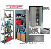 Source Equipment Co. 48" x 12" Q-Line Industrial Boltless Shelving