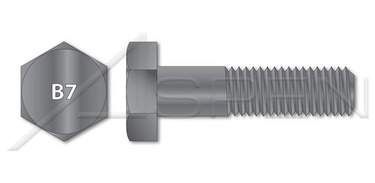 Grade B7 Steel Plain ASTM A193 Heavy Hex Bolt - Image 1