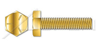 Steel Yellow Zinc Grade 5 Full Thread Hex Head Machine Bolt